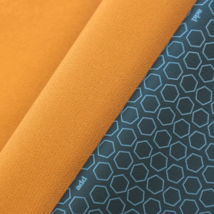 75D/72F High-Elasticity Polyester Pongee with PU 8K/5K Color Membrane